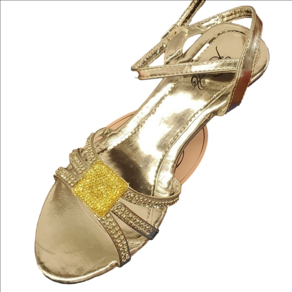 Women's Silver Formal Sandals Size 8